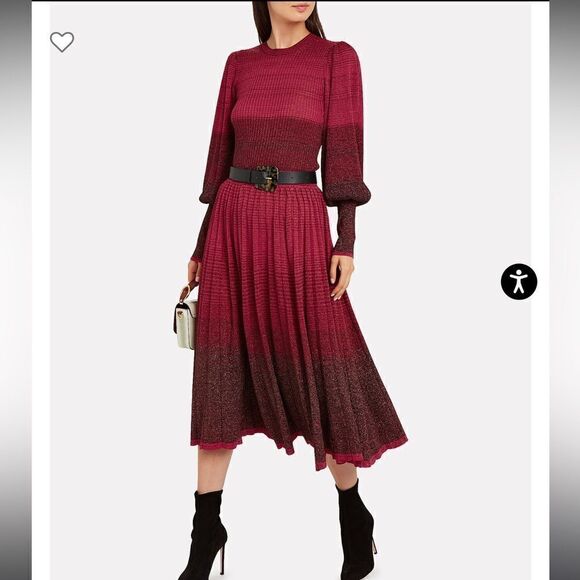 New ULLA JOHNSON Billie Gradient Pleated Skirt XS - Picture 14 of 14